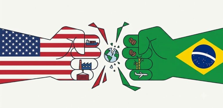 Les États-Unis imposent des droits de douane de 25 % sur les importations en provenance du Brésil.