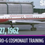 Soviet Union réalise le premier vol d&rsquo;entraînement de cosmonautes en apesanteur.