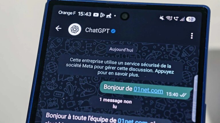 WhatsApp réintègre ChatGPT sous pression de l’Europe après un licenciement précédent.