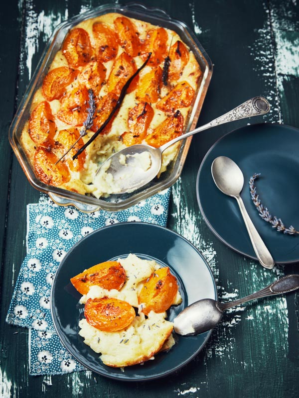 Flan aux abricots : une recette traditionnelle revisité par des chefs français.