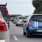 Autoroute A7 très fréquentée par les automobilistes avant la rentrée scolaire.