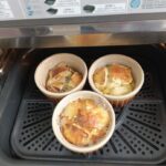Recette de flan de courgettes au cœur de crème préparée avec un robot Ninja.