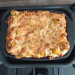 Recette de far aux mirabelles réalisée avec le combi Ninja en cuisine professionnelle.