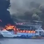 Onze personnes hospitalisées à la suite d’un incendie sur un bateau pour enfants en Turquie.