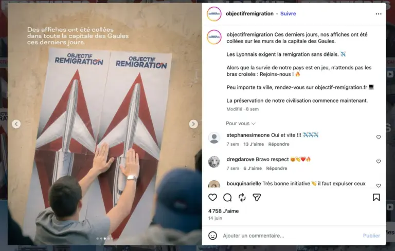 Interdiction du rassemblement « Objectif Remigration » à Lyon par les autorités locales