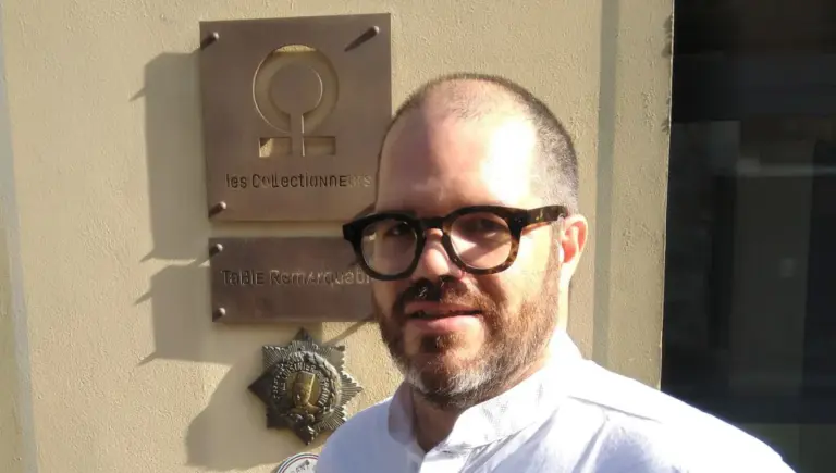 Alexis Saint-Martin présente ses recettes au restaurant Viscos à Saint-Savin.