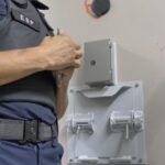 Visite de la future prison de haute sécurité pour narcotrafiquants à Réau, France
