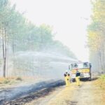 Incendie dans les Landes et en Gironde : témoignages de sapeurs-pompiers du Gard sur l&rsquo;intervention.