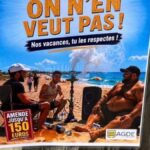 Le maire RN d’Agde affiche des messages générés par IA contre des comportements touristiques