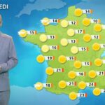Chaleurs extrêmes au sud-ouest, risques d’orages avec des températures atteignant 39°C