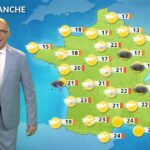 Météo : dimanche chaud en France, risques d&rsquo;orages dans plusieurs régions.