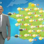 Météo : Lundi chaud avec moins d&rsquo;orages en France par rapport à aujourd&rsquo;hui.