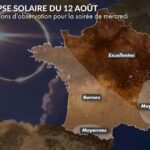 Météo prévue pour l&rsquo;éclipse en France : conditions climatiques incertaines.