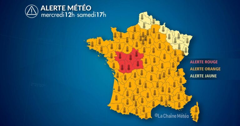 Alerte rouge canicule : le centre-ouest sous surveillance météorologique stricte.