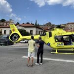 L&rsquo;hélicoptère du Samu atterrit sans sécurité à Vernet-les-Bains, le maire alerte le préfet.