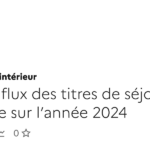 Stock et flux des titres de séjour en France : analyse des tendances et des chiffres clés.