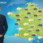 Forts orages attendus à l’est, temps calme en progression à l’ouest.