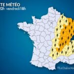 Alerte Météo : Orages violents dans l&rsquo;est de la France, canicule en Corse.