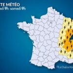 Alerte Météo : Orages violents dans l’est de la France, canicule en Corse.