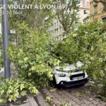 Bilan des orages : grêle de 8 cm dans le Doubs, rafales à 142 km/h en Seine-et-Marne.