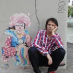 Richard Dubugnon, compositeur, associe musique et couleurs dans son travail artistique.