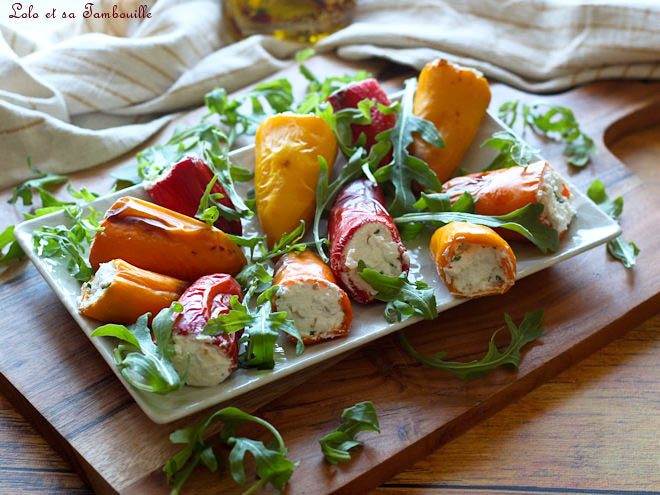 Mini poivrons farcis au chèvre frais : une recette simple pour les amateurs de cuisine méditerranéenne