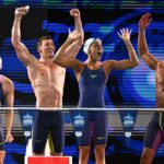 Championnat d’Europe de natation : la France remporte l’or en relais 4×100 mixte quatre nages.