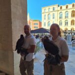 Cédric et ses rapaces chassent les volatiles à l&rsquo;Intercontinental de Marseille