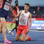 Étienne Daguinos termine troisième du 5 000 m après un final haletant en compétition.
