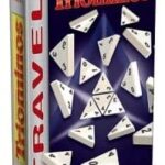 Triominos Travel : nouveau jeu de société pour enfants et adultes, incluant des cartes d&rsquo;animaux.