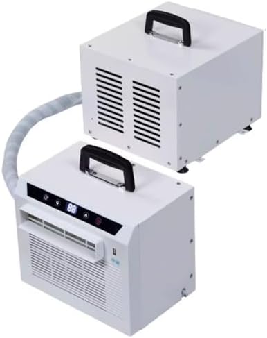 Climatiseur portable 3000 BTU avec télécommande et panneau tactile pour usage intérieur et extérieur