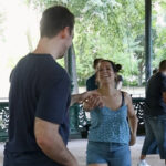 West Coast swing : un événement de danse au parc des Contades à Strasbourg.