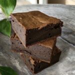 Recette de brownie au chocolat et mascarpone sur Lolo dans sa cuisine.