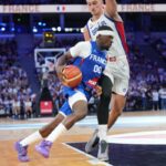 France bat Serbie au buzzer lors d’un match amical de basketball.