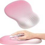 Nouveau tapis de souris ergonomique avec repose-poignet et base antidérapante disponible pour les bureaux et le gaming.