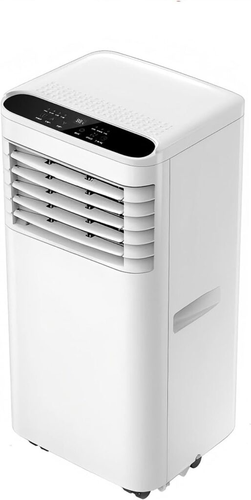 Un climatiseur mobile 7000 BTU avec fonction 3-en-1 pour optimiser le confort domestique.