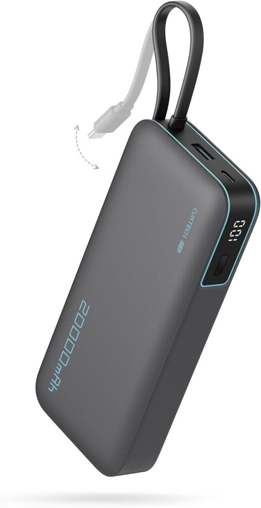 CUKTECH 45W 20000mAh : Batterie externe rapide avec 3 ports et sécurité approuvée pour appareils mobiles