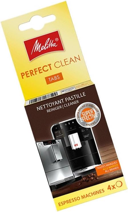 Melitta présente des tablettes nettoyantes pour machines à café automatiques sans altération du goût.