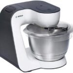 Bosch MUM50123 : Processus alimentaire compact et accessoire kit pour une cuisson simplifiée.