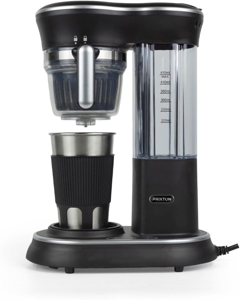 PRIXTON lance une machine à café avec broyeur et système de filtration à 600 watts en acier inoxydable