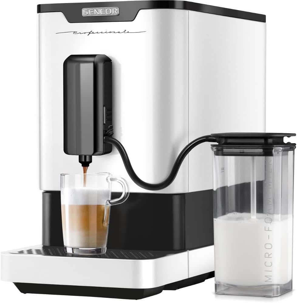 SENCOR lance une machine à café automatique avec mouture et mousseur de lait, 19 bars.