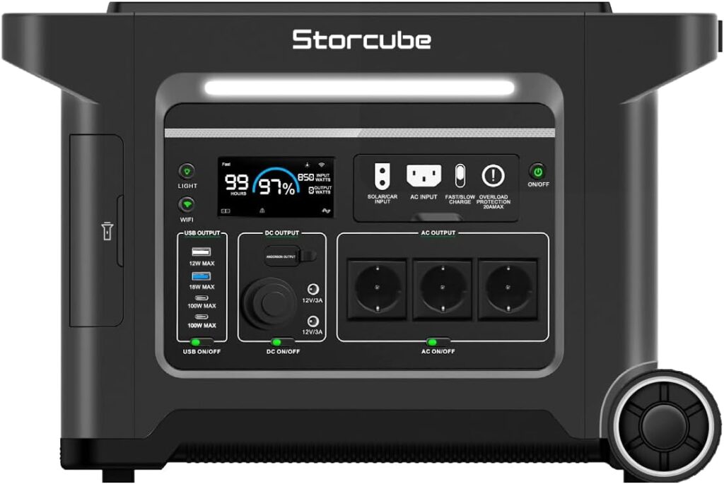 S2500 Plus : Système de stockage solaire de 2560Wh avec contrôle via application.