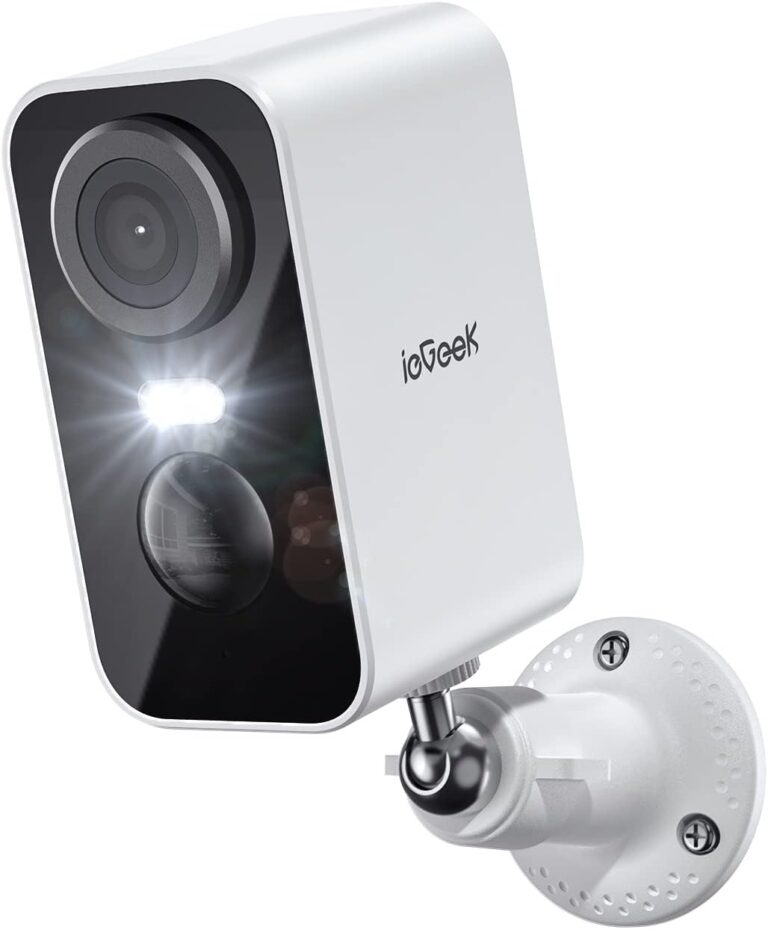 ieGeek ZS-GX3S : Caméra de surveillance sans fil 2K avec détection de mouvement AI et vision nocturne