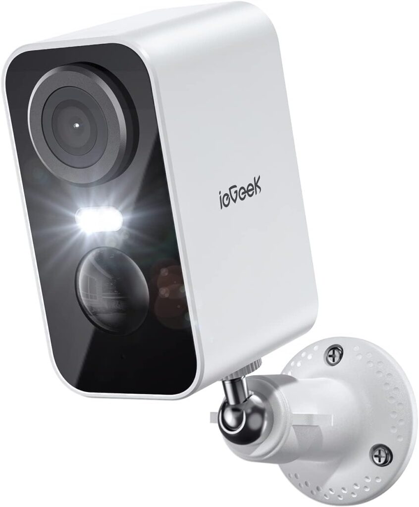 ieGeek ZS-GX3S : Caméra de surveillance sans fil 2K avec détection de mouvement AI et vision nocturne
