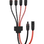 Enernova Solar Y Connector 4/6mm² avec fixations auto-bloquantes pour panneaux solaires.