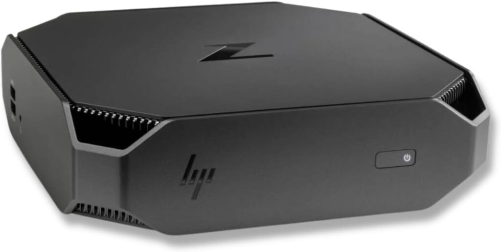 HP Z2 Mini G4 : Station de travail professional Intel Core i9, 32 Go RAM, 512 Go SSD disponible.
