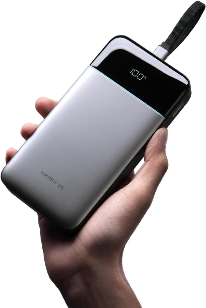 CUKTECH LANCE UNE BATTERIE EXTERNE 25000mAh AVEC CHARGE RAPIDE POUR APPAREILS MOBILES