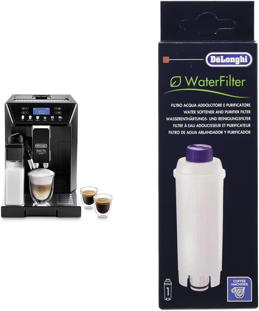 De’Longhi Eletta Evo ECAM 46.860.B : machine à café automatique avec système cappuccino et filtre DLSC002