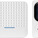 Nouvelle sonnette connectée solaire sans fil adaptée aux grandes maisons avec vue en direct.