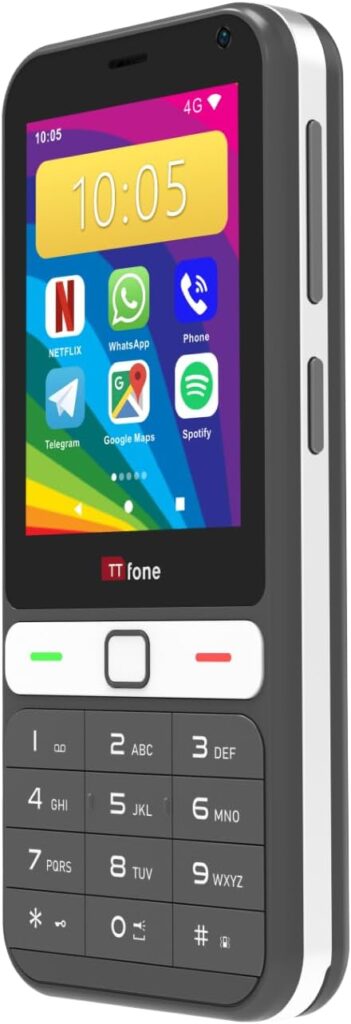 Lancement du TTfone TT280 : téléphone mobile 4G simple à utiliser avec écran tactile et clavier.
